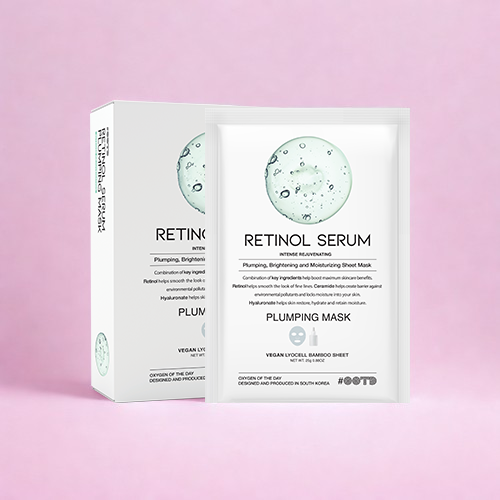 Retinol Serum Plumping Face Mask - Μάσκα Προσώπου με Ρετινόλη
