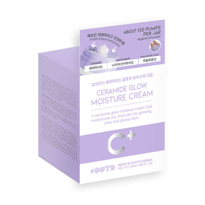 Ceramide Glow Moisture Cream 50ml - Ενυδατική Κρέμα με Κεραμίδια και Υαλουρονικό Οξύ